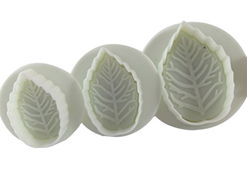 Set Moldes Cortador KitchnPro - 33 piezas - para las Decoraciones de Fondant, Pasta de Azúcar, Pasta de Goma, Mazapán de Pasteles y Dulces - con Formas y Tamaños Diferentes.