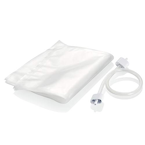 SEVERIN FS 3601 - Máquina Compacta de Envasado al Vacío, Largo de la Línea de Sellado: 30 cm, Incl. 5 Bolsas de Envasado al Vacío (20 x 30 cm) y Manguera de Conexión, Negro