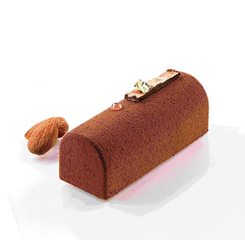 SF130 Molde de Silicona 9 cavidades con Forma de Mini buche, Color Terracota