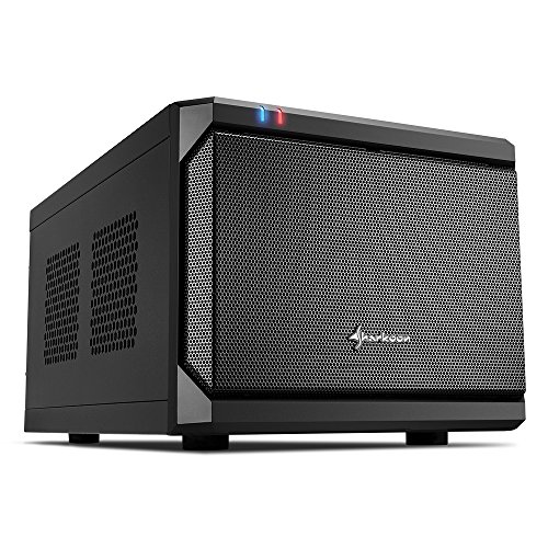 Sharkoon qb one - caja de ordenador, pc gaming, mini-itx, negro.
