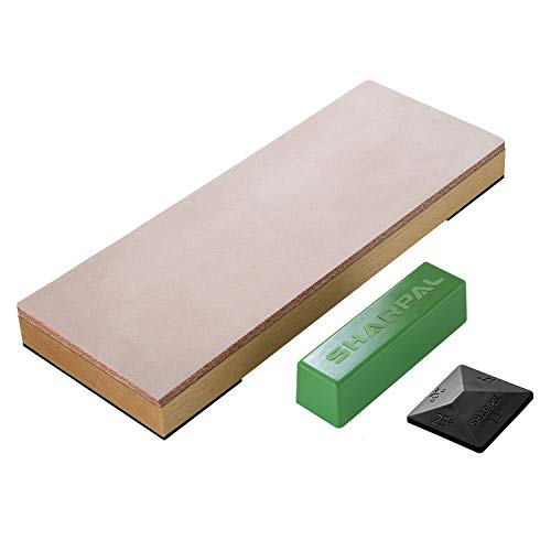SHARPAL - Bloque para afilar y afilar cuchillos, maquinilla de afeitar recta, cinceles para tallar madera