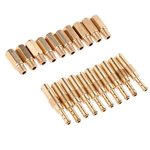 Sharplace 20 pcs Carburetor Jet Principal Kit Set Jet compatible con PWK PE Keihin OKO CVK Carb