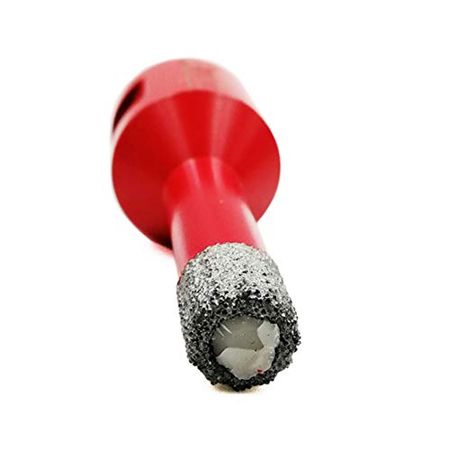 SHDIATOOL Broca de Diamante 2PC 10MM Vacío Soldadura para Perforación en Seco Porcelana Azulejo Granito Mármol M14