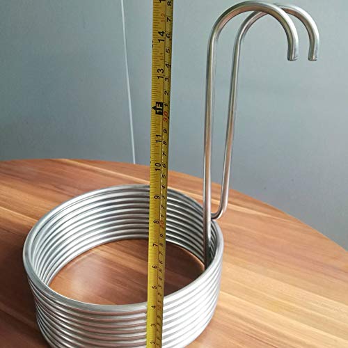 SHENMU Tubo de Acero Inoxidable de inmersión Wort Chiller for Brewing Supereficiente Wort Chiller, Vino Que Hace la máquina Pieza Home