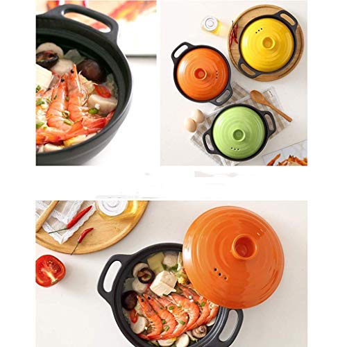 SHICCF Le Creuset gres 4-Quart Cubierto Oval cazuela, Cerise (Rojo Cereza) 4,1 de 5 Estrellas (Color : B)