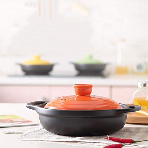 SHICCF Le Creuset gres 4-Quart Cubierto Oval cazuela, Cerise (Rojo Cereza) 4,1 de 5 Estrellas (Color : B)