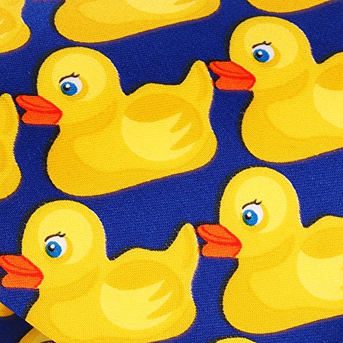 SHIPITNOW Corbata de Patos Azul y Amarillo - Corbata Original - Corbata de Disfraz