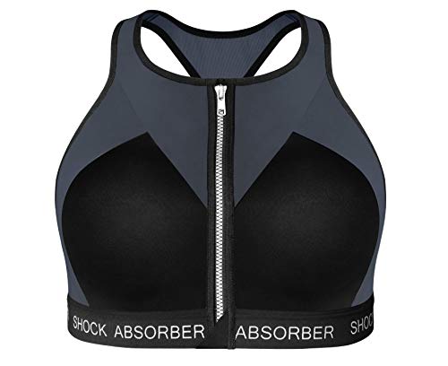 Shock Absorber Infinity Power Bra Sujetador Deportivo, Noir (Ardoise-Noir 0bx), 95B para Mujer