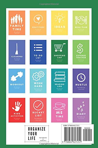 Shopping List Notebook Journal: Classic Ruled Notebook (6x9) 150 pages (Rainbow Series)