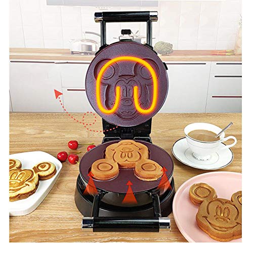 Shosel Mini Wafflera, Hace panqueques Forma Personaje de Dibujos Animados