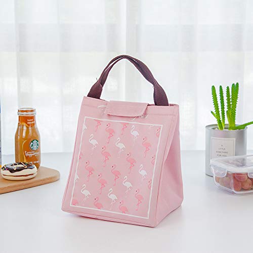 SHUNHUI Bolsa de Almuerzo de Dibujos Animados Tela Oxford Bolsa de Hielo Grande Bolsa de Picnic Aislamiento de Papel de Aluminio