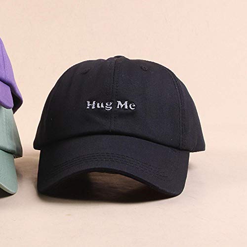 shunlidas Sombreros Deciracion Adornosgorra De Béisbol Bordada con Letra Salvaje @ M (56-58Cm) _Purple