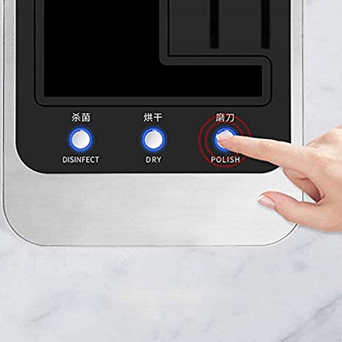 SHUUY Titular de desinfección de Cuchillos de múltiples Funciones casera de Ahorro de energía Cuchillo Resto con Bandeja de Agua Desmontable