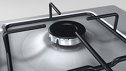 Siemens EB6B5PB80 Integrado Encimera de gas Acero inoxidable hobs - Placa (Integrado, Encimera de gas, Acero inoxidable, Acero inoxidable, Acero inoxidable, 1000 W)