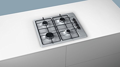 Siemens EB6B5PB80 Integrado Encimera de gas Acero inoxidable hobs - Placa (Integrado, Encimera de gas, Acero inoxidable, Acero inoxidable, Acero inoxidable, 1000 W)