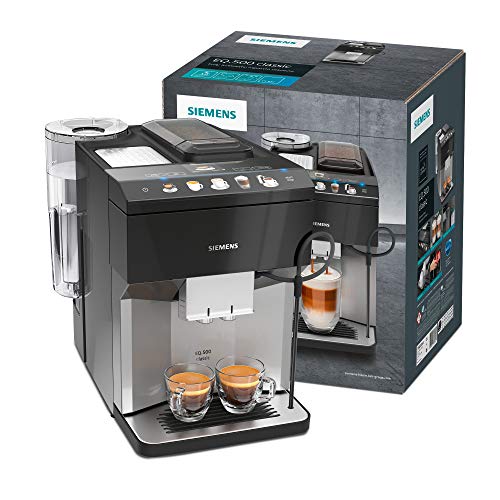 Siemens EQ.500 classic TP507DX4 - Cafetera automática (1500 W), color gris