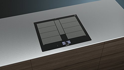 Siemens EX675JYW1E hobs Negro Integrado Con - Placa (Negro, Integrado, Con placa de inducción, Vidrio y cerámica, 3300 W, Rectangular)