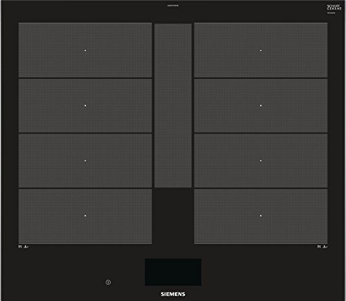Siemens EX675JYW1E hobs Negro Integrado Con - Placa (Negro, Integrado, Con placa de inducción, Vidrio y cerámica, 3300 W, Rectangular)