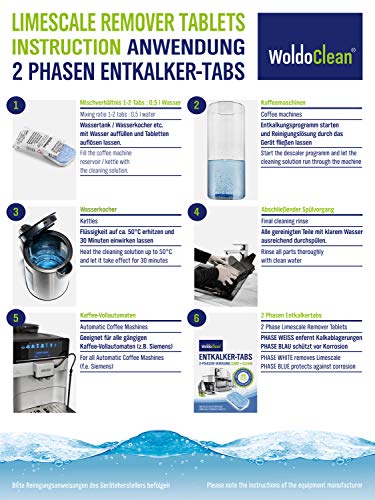 Siemens - Juego de filtros de agua y pastillas descalcificadoras para cafeteras automáticas 2x Wasserfilter + Entkalkungstabletten