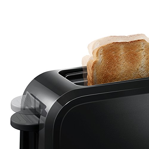 Siemens TT3A0003 - Tostador (2 rebanada(s), Negro, Gris, De plástico, 980 W, 220-240 V, 1 m)