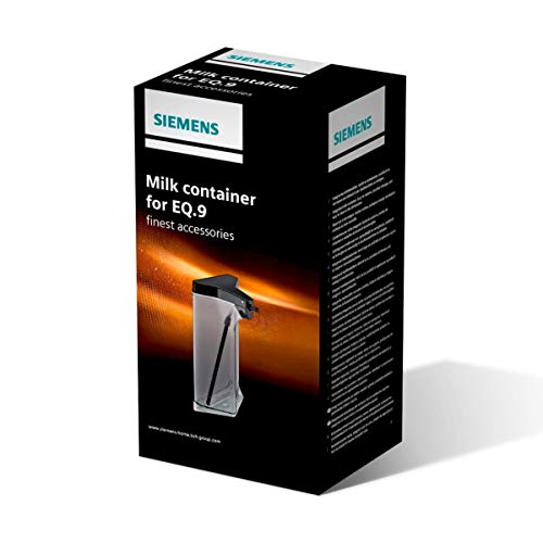 Siemens TZ90009 pieza y accesorio para cafetera Tubo de leche - Filtro de café (Tubo de leche, Negro, Transparente, Siemens EQ.9, 1 pieza(s))