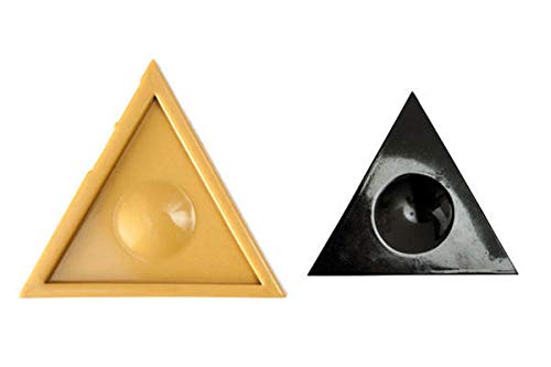 silikomart 090601 - SUGARFLEX Gold 090601 DECORAZIONI TRIANGOLO EQUILATERO MM 120