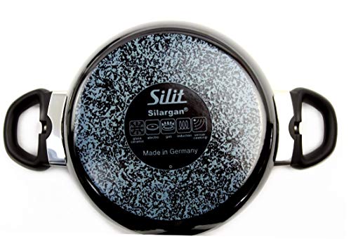 Silit Modesto Cacerola, Esmalte, Negro, 16 cm