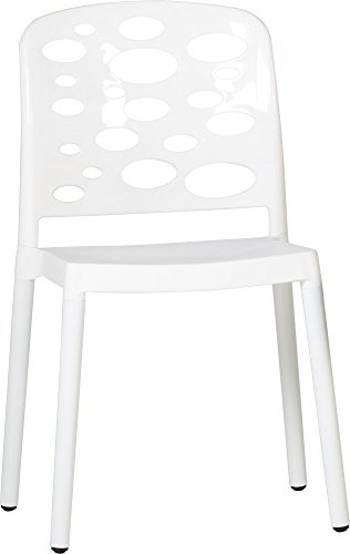 Silla GELI plastico diseño hosteleria - Lote de 2 para terraza