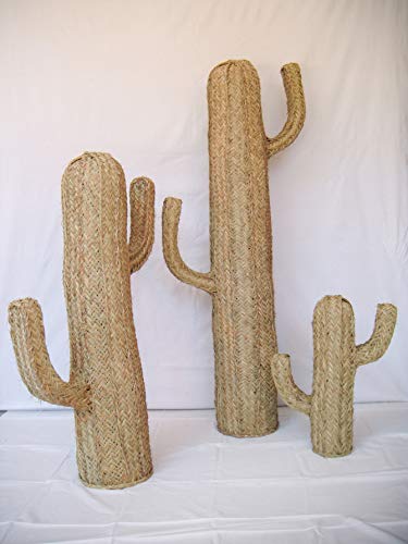 Sillas y Mesas Peña Figura Decorativa Cactus de Esparto (105)