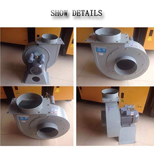 SILOLA Ventilador centrífugo Luz Campana extractora de Cocina Conducto Extracción Ventilación Ventilador Industrial Ventilador doméstico 220V