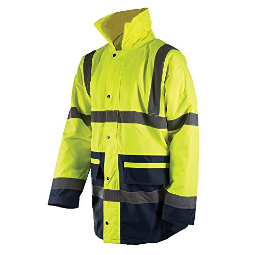 Silverline 868887 - Chaqueta reflectante clase 3 L 100-108 mm