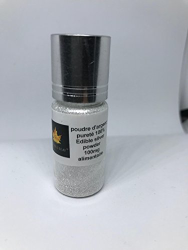Sim Gold Leaf Polvo, Oro plata, 200mg, 2