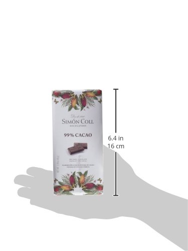 Simón Coll - Tableta de chocolate, 99% cacao), 85 gr., 1 Unidad