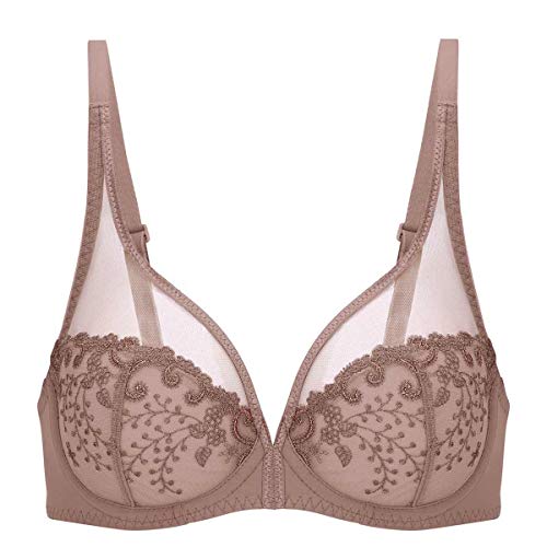 Simone Perele - Sujetador transparente para mujer marrón castaño 85D