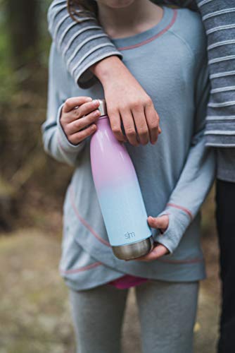 Simple Modern Wave 250ml Termo Botella Agua Acero Inoxidable, Botella Termica Mantiene el Frio por 18 Horas Aislada al Vacío Doble Pared para Deporte café o Viaje Diseño: Cuarzo Oceánico