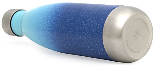 Simple Modern Wave 500ml Termo Botella Agua Acero Inoxidable, Botella Termica Mantiene el Frio por 24 Horas Aislada al Vacío Doble Pared para Deporte café o Viaje Dos Tonos: Pacífico Sueño