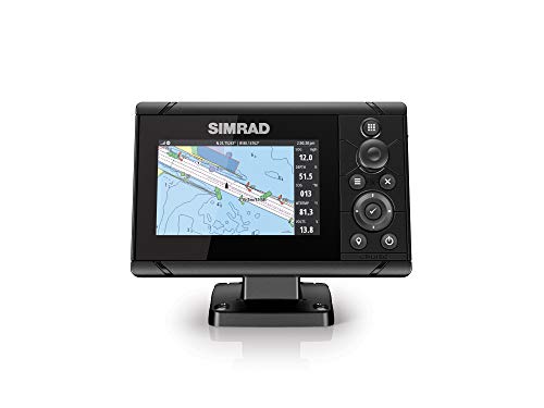 Simrad Cruise-5 Gráfico trazador con una pantalla de 5 pulgadas y mapas costeros de EE.UU. instalados