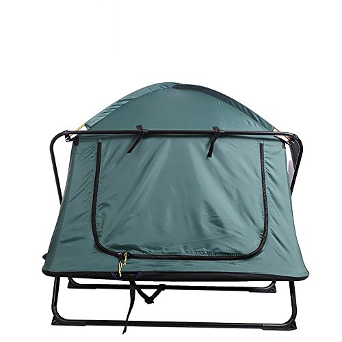 SINBRL Exterior automática – Tienda de Doble Capa Grande Viajes Lanzamiento Tienda, vía Desde el Suelo Resistente al Agua Resistente al Viento Camping Festival, Color carbón, tamaño 2 Personas