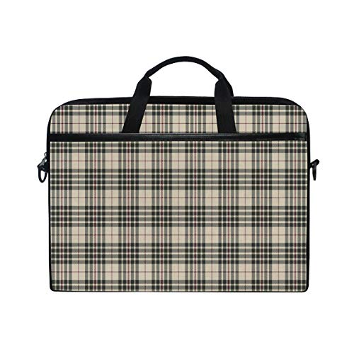 SIONOLY 15-15.4 Inch Estuche para Laptop,Vintage Tartan British Heráldica Imprimir,Nueva computadora portátil Messenger Satchel Maletín Bolsas de Hombro de Trabajo 15-15.4"