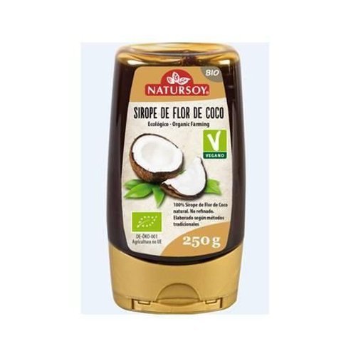 Sirope Flor De Coco Sin Lactosa Bio 250 Gr de Natursoy