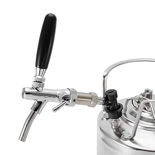 Sistema de Barril de Cerveza - Grifo de Acero Inoxidable Growler, Dispensador de Barril de Cerveza Mini Coke Opcional de 6L / 10L / 12L Kit portátil Kegerator para Cerveza Artesanal(12L)