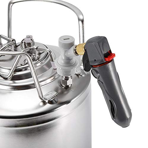Sistema de Barril de Cerveza - Grifo de Acero Inoxidable Growler, Dispensador de Barril de Cerveza Mini Coke Opcional de 6L / 10L / 12L Kit portátil Kegerator para Cerveza Artesanal(12L)