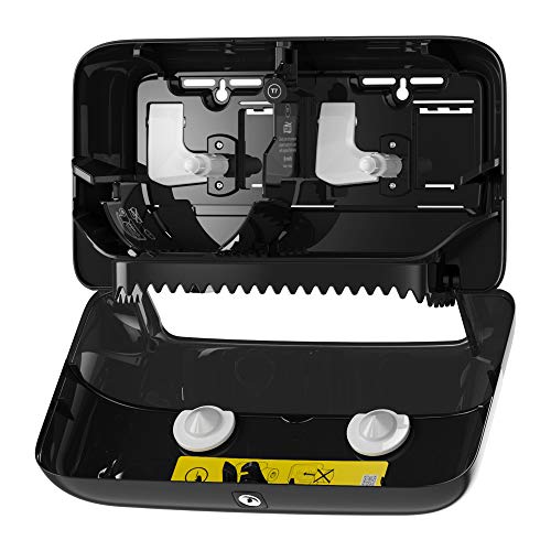 Sistema Dispensador Tork para papel higiénico sin núcleo Midi Negro