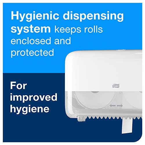 Sistema Dispensador Tork para papel higiénico sin núcleo Midi Negro