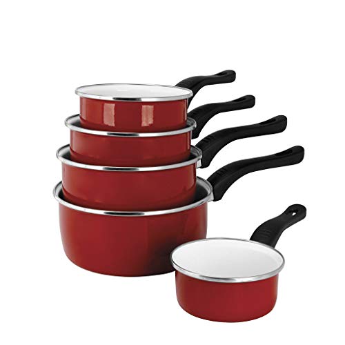 Sitram VERMILLON Cazo de acero esmaltado, rojo
