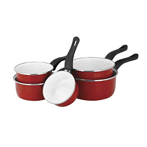 Sitram VERMILLON Cazo de acero esmaltado, rojo