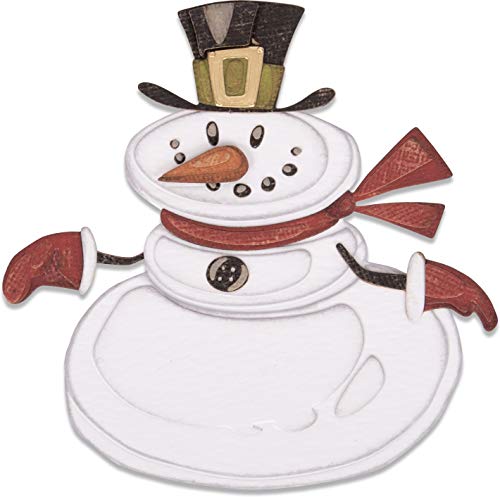 Sizzix Set de Troqueles Thinlits 664230 11 pzas Sr. Muñeco de Nieve, Colorize by Tim Holtz, Multicolor, talla única