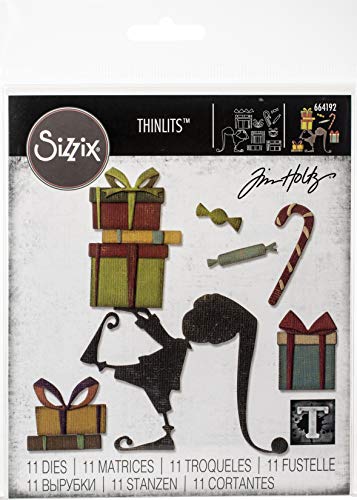 Sizzix Troquel Sizzix Thinlits Die Set 11 piezas - Ayudante de Papá Noel