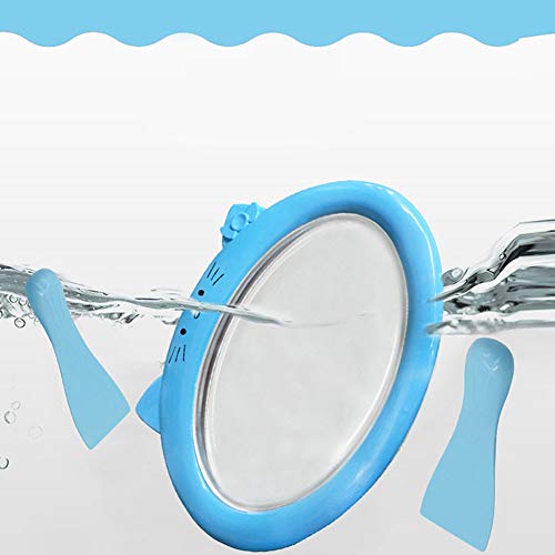 SJTL Fabricante de Helados Instantáneos Pan de Helados Material de Grado Alimenticio Sin Electricidad Contenedores de Helados Hechos en Casa CREA Batidos para Niños,Azul
