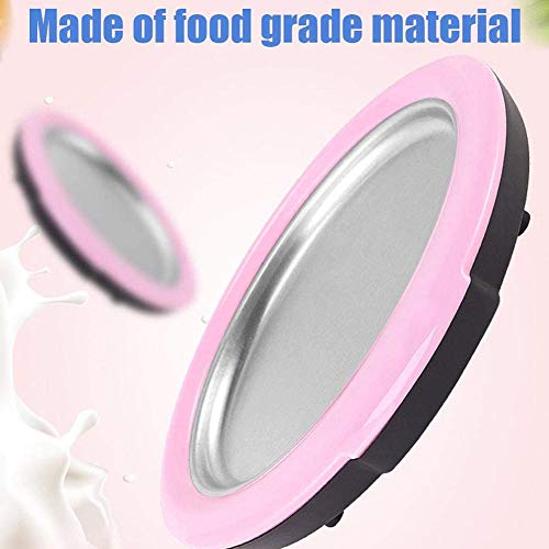 SJTL Fabricante de Helados Instantáneos Pan de Helados Material de Grado Alimenticio Sin Electricidad Contenedores de Helados Hechos en Casa CREA Batidos para Niños,Azul
